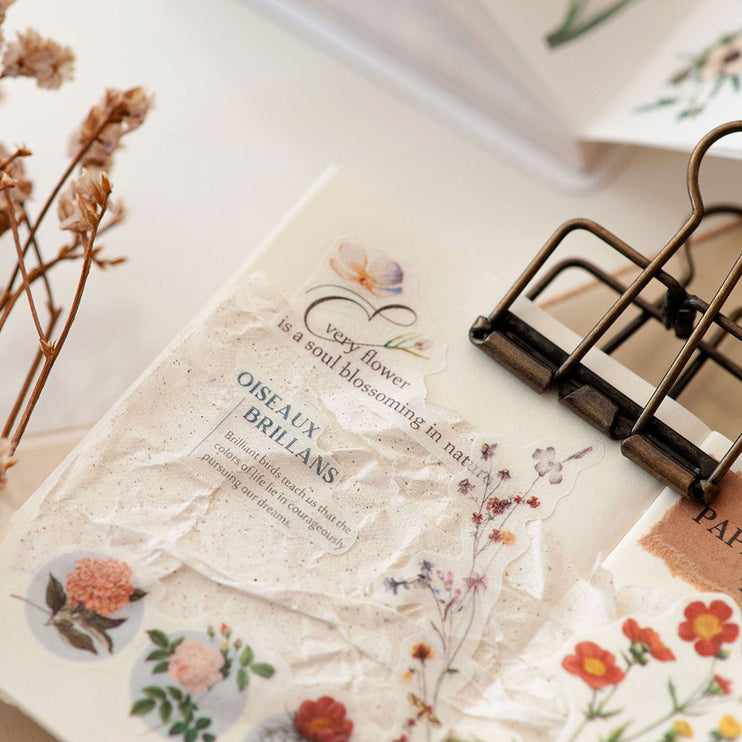 MU - Washi Tape Book - Vintage Floral Handbook