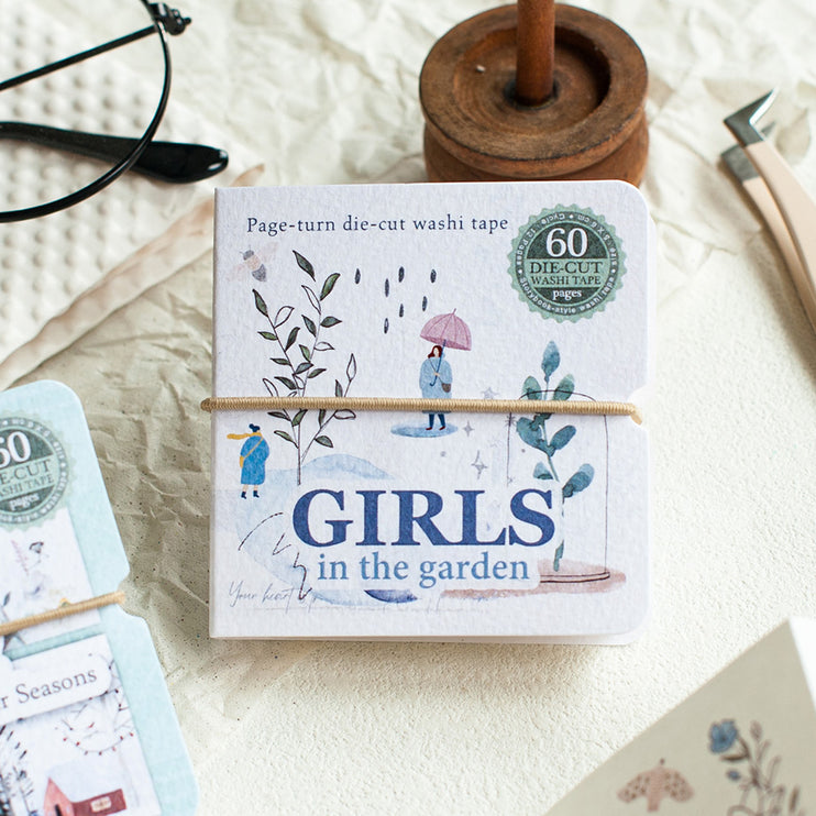 MU - Washi Tape Book - Girls in the Garden