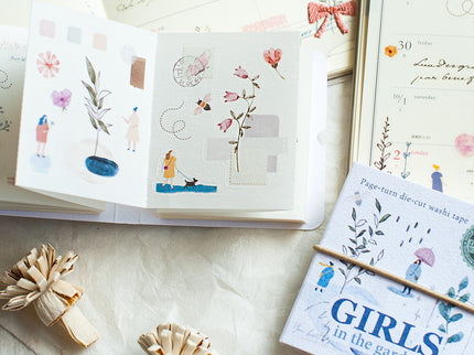 MU - Washi Tape Book - Girls in the Garden