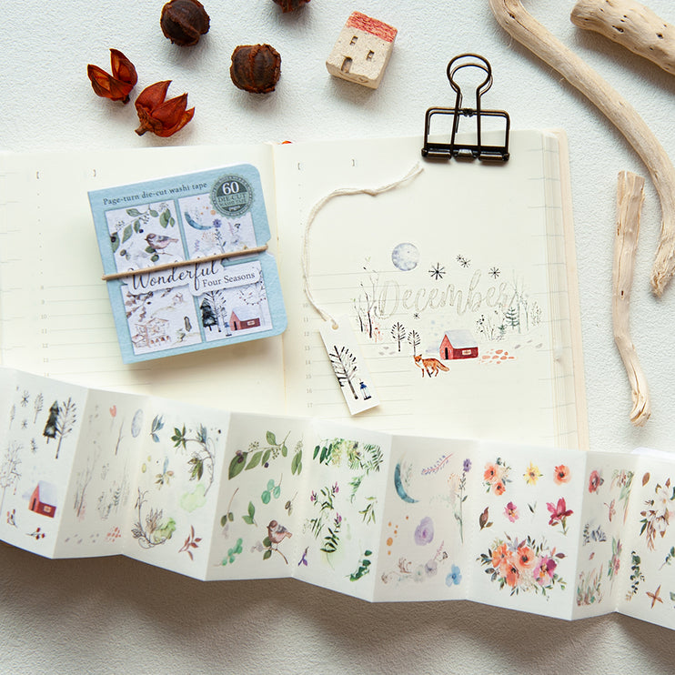 MU - Washi Tape Book - Wonderful Four Seasons