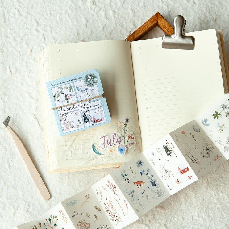 MU - Washi Tape Book - Wonderful Four Seasons