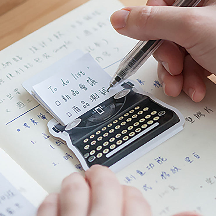 MU - Retro Sticky Notes - Typewriter