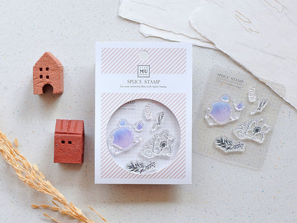 MU - Clear Splice Stamps - Anemone & Branch