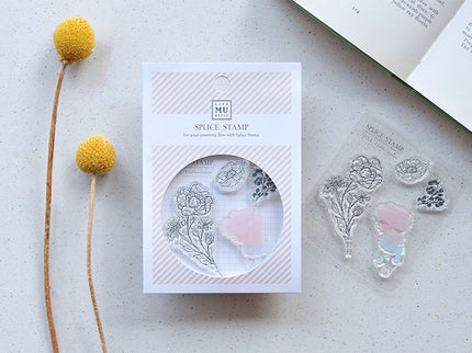 MU - Clear Splice Stamps - Flowers & Buds
