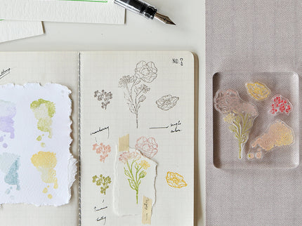 MU - Clear Splice Stamps - Flowers & Buds