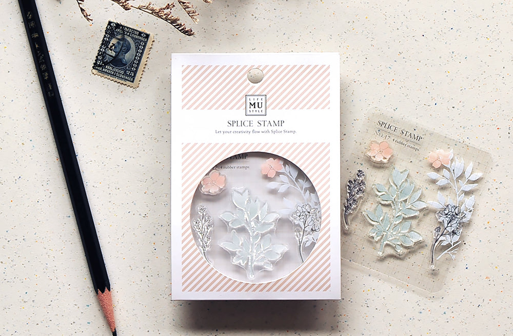 MU - Clear Splice Stamps - Flowers & Branches