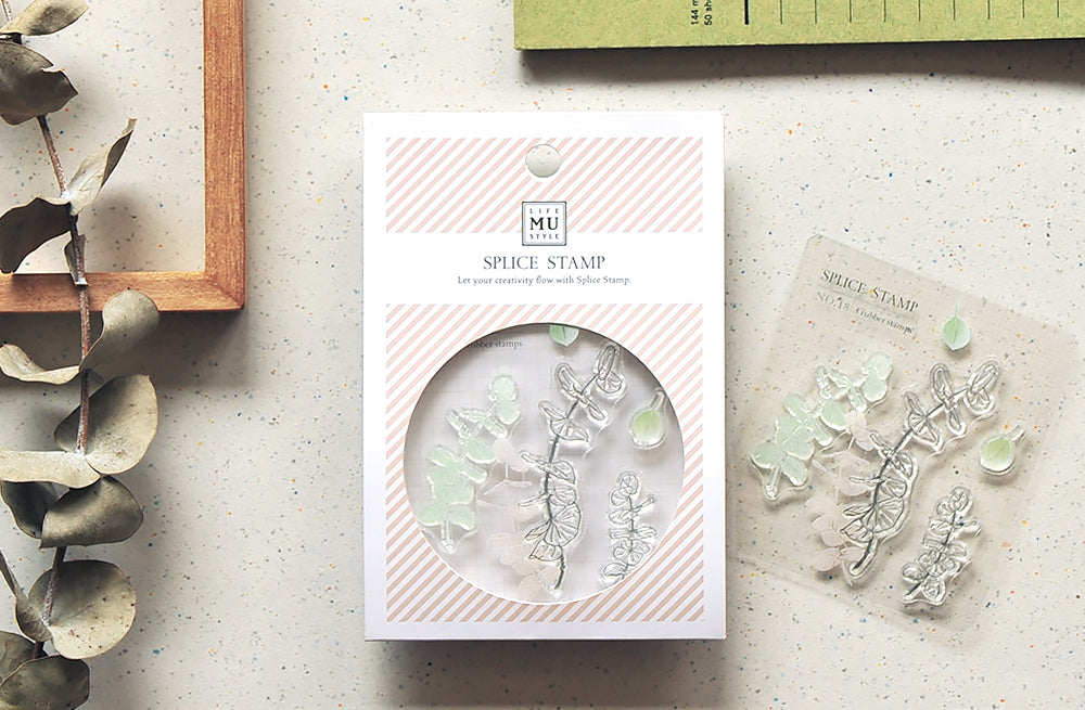 MU - Clear Splice Stamps - Eucalyptus