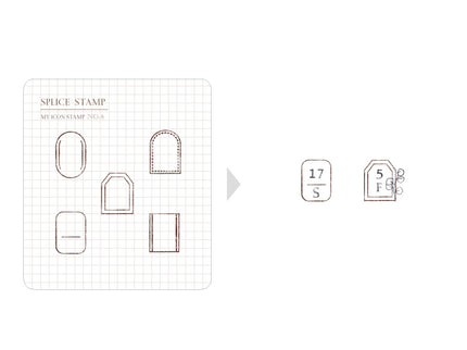 MU - Clear MU Icon Stamps - Small Frames B