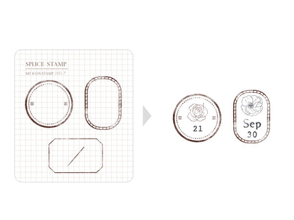 MU - Clear MU Icon Stamps - Large Frames
