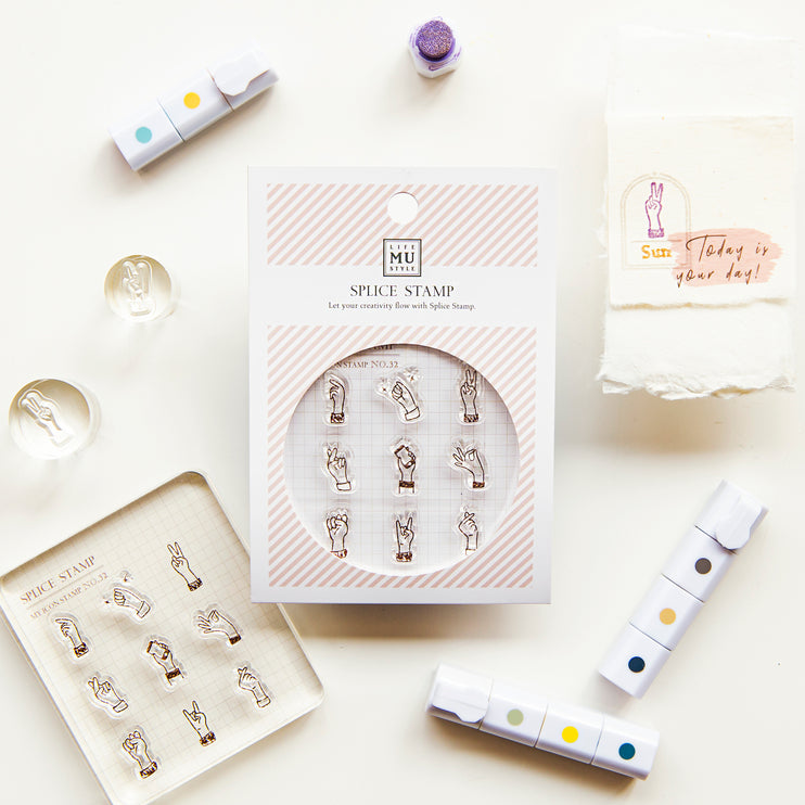 MU - Clear MU Icon Stamps - Hands