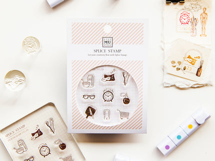 MU - Clear MU Icon Stamps - Daily Life