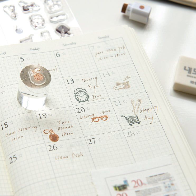 MU - Clear MU Icon Stamps - Daily Life