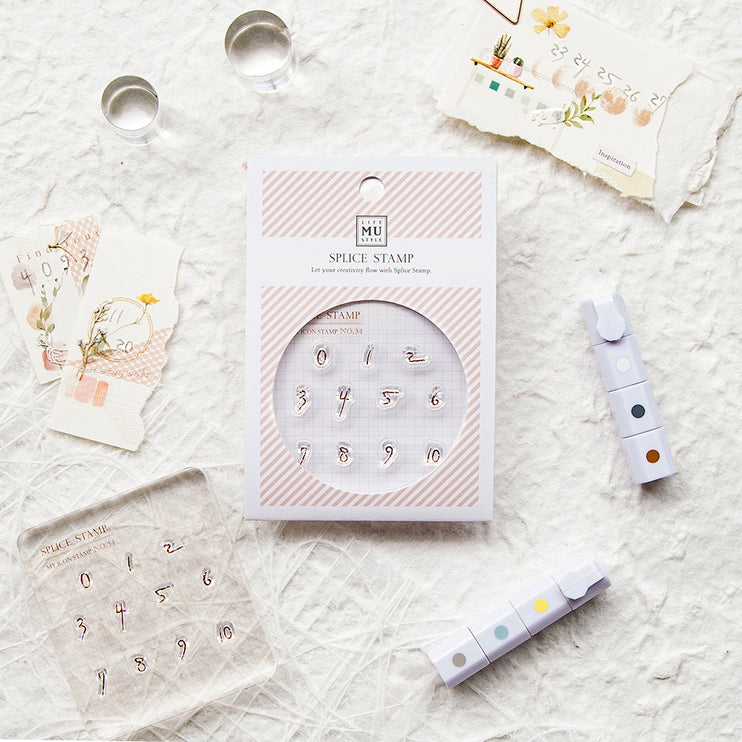 MU - Clear MU Icon Stamps - Numbers