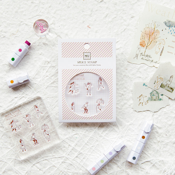 MU - Clear MU Icon Stamps - Daily Habits