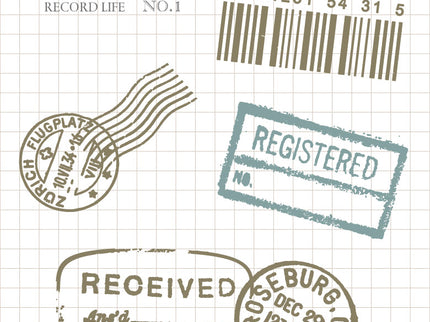 MU - Clear MU Record Stamp - Postal