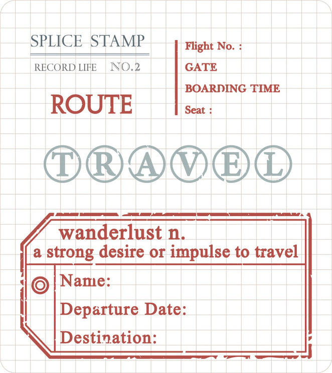 MU - Clear MU Record Stamp - Travel