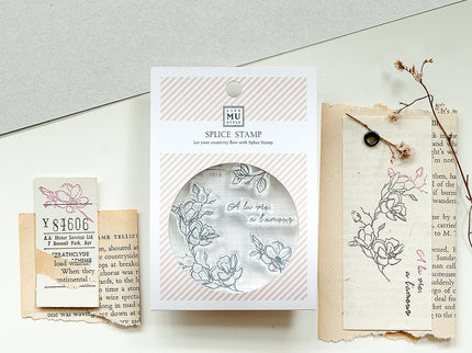 MU - Clear MU Record Stamp - Magnolia