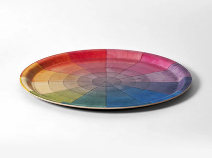 Birchwood Tray - Philipp Otto Runge Colour Wheel