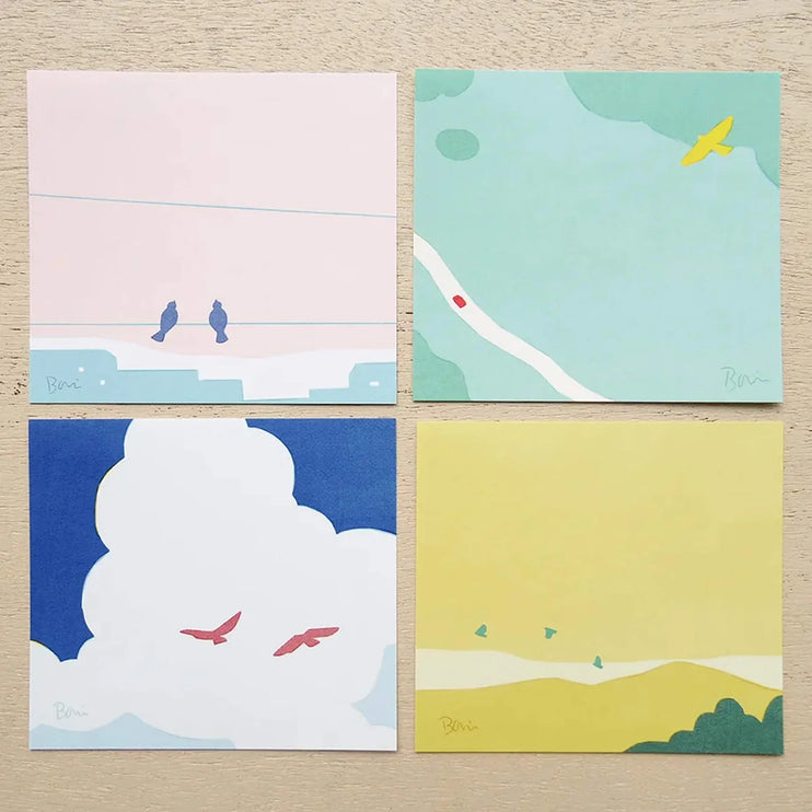 Memo Pad - Hyogensha - Bird