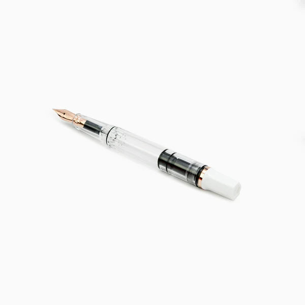 Pluma Fuente Eco Rose Gold - White