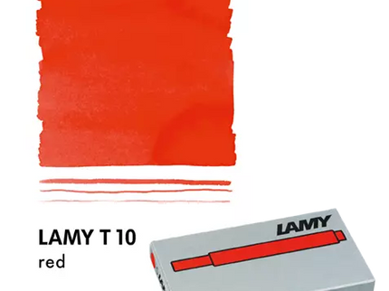 LAMY Cartuchos T-10 - Red