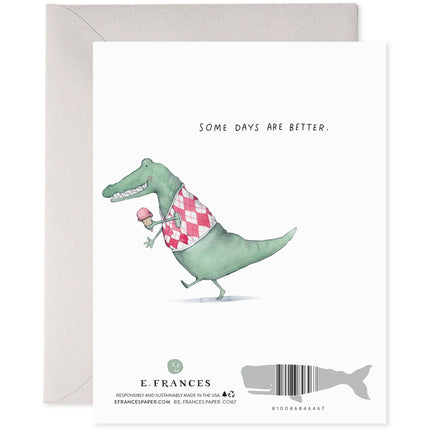 Alligator Hard Day - Tarjeta de Ánimo