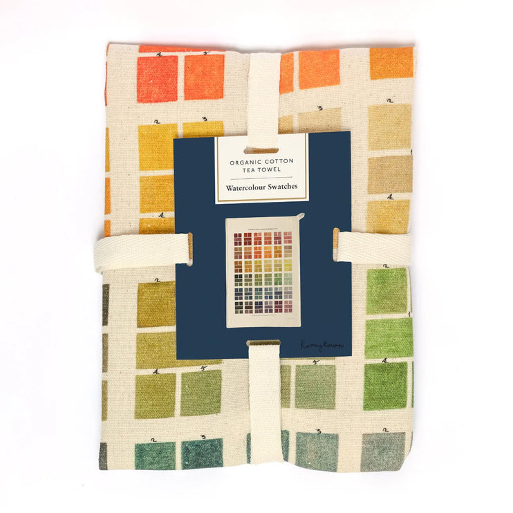 Toalla de Algodón Orgánico - Watercolour Swatches