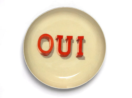 Enamel Tray - Oui