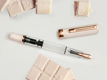 Pluma Fuente Eco Rose Gold - Creme