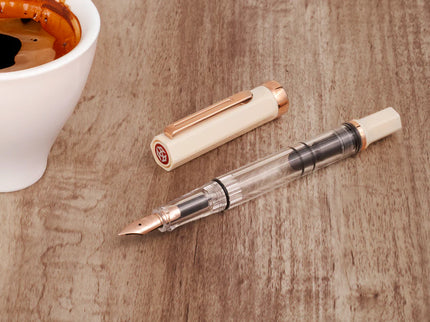 Pluma Fuente Eco Rose Gold - Creme