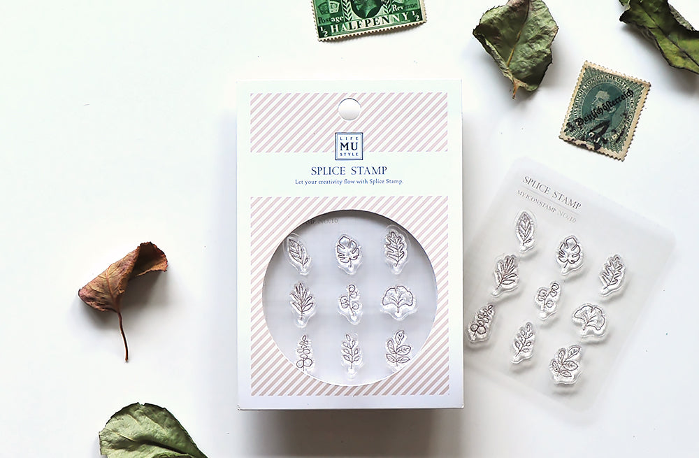 MU - Clear MU Icon Stamps - Leaves