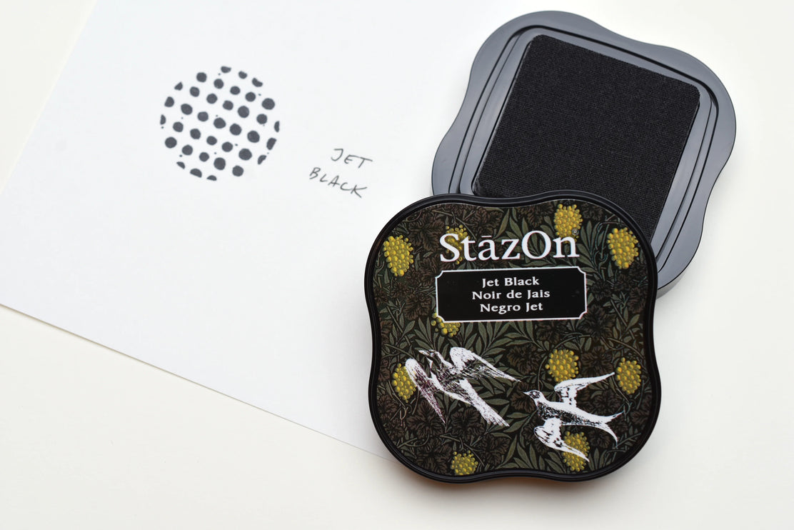StazOn Midi Ink Pad - Jet Black