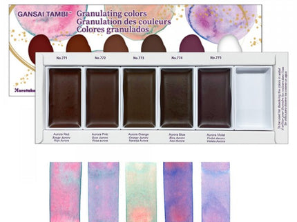Acuarelas Gansai Tambi - Granulating Colors