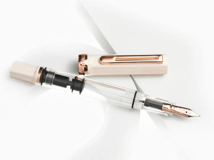 Pluma Fuente Eco Rose Gold - Creme