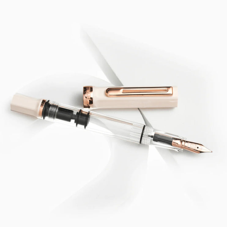 Pluma Fuente Eco Rose Gold - Creme