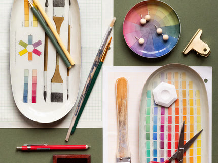 Enamel Tray - The art of Colouring
