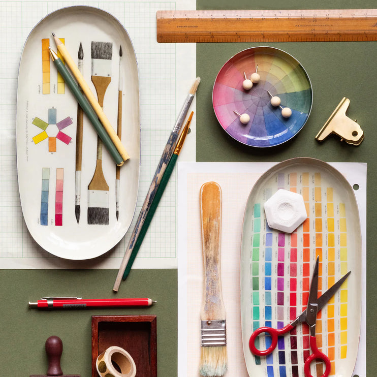 Enamel Tray - The art of Colouring