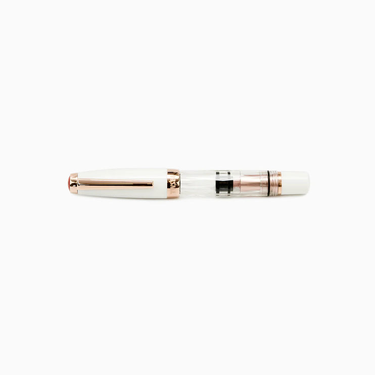 Pluma Fuente Diamond Mini - White Rose Gold II