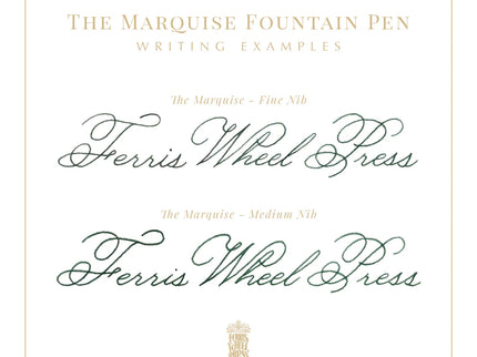The Marquise Fountain Pen - Pearl Drop Blue (F)