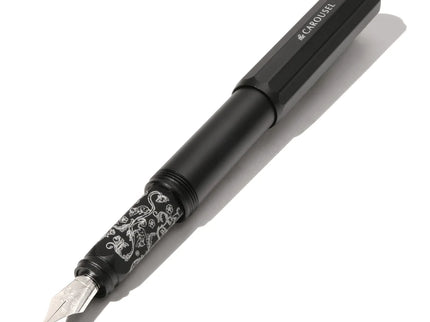 Aluminum Carousel Fountain Pen - Bearrington Black (Edición Limitada)