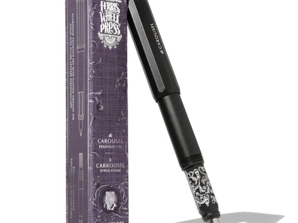 Aluminum Carousel Fountain Pen - Bearrington Black (Edición Limitada)