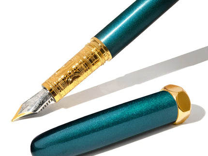 The Bijou Fountain Pen - Printmaker's Teal