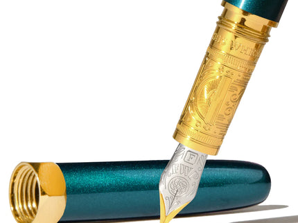 The Bijou Fountain Pen - Printmaker's Teal