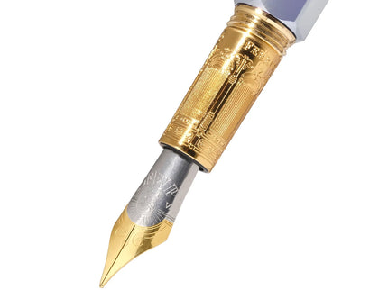 The Marquise Fountain Pen - Pearl Drop Blue (F)
