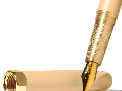 Brush Fountain Pen Satin - Majestic Maple - Punta Bañada en Oro