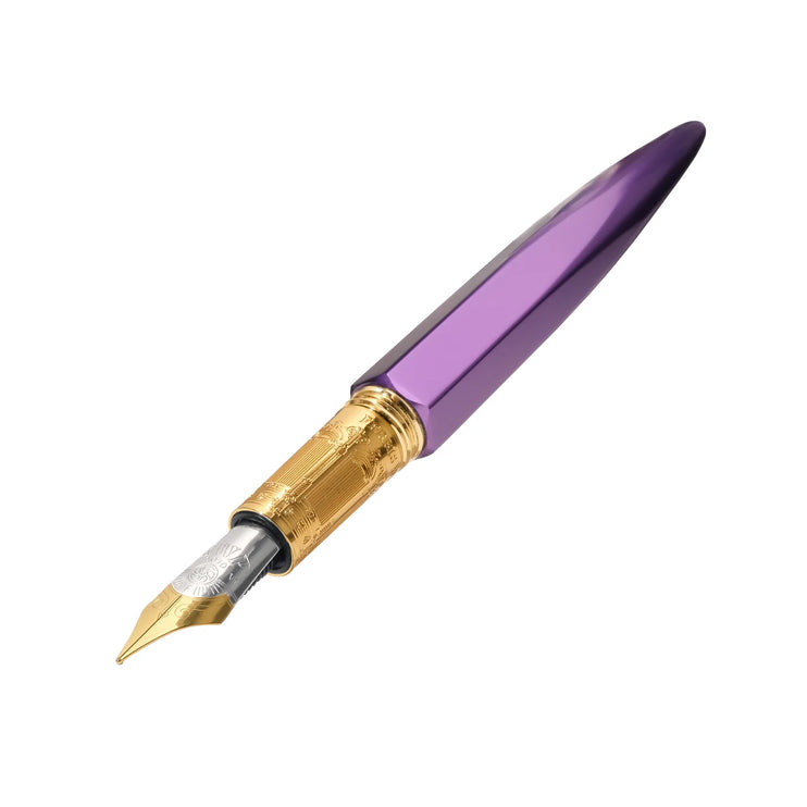 The Marquise Fountain Pen - Aubergine (F)