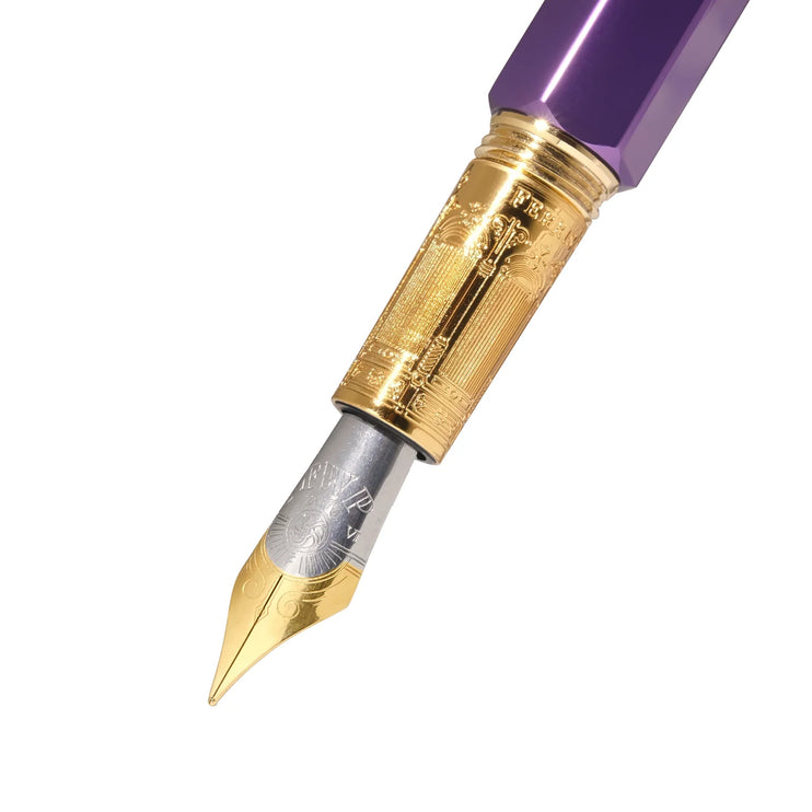 The Marquise Fountain Pen - Aubergine (F)