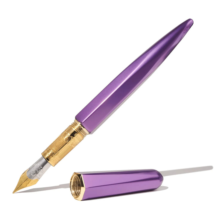 The Marquise Fountain Pen - Aubergine (F)