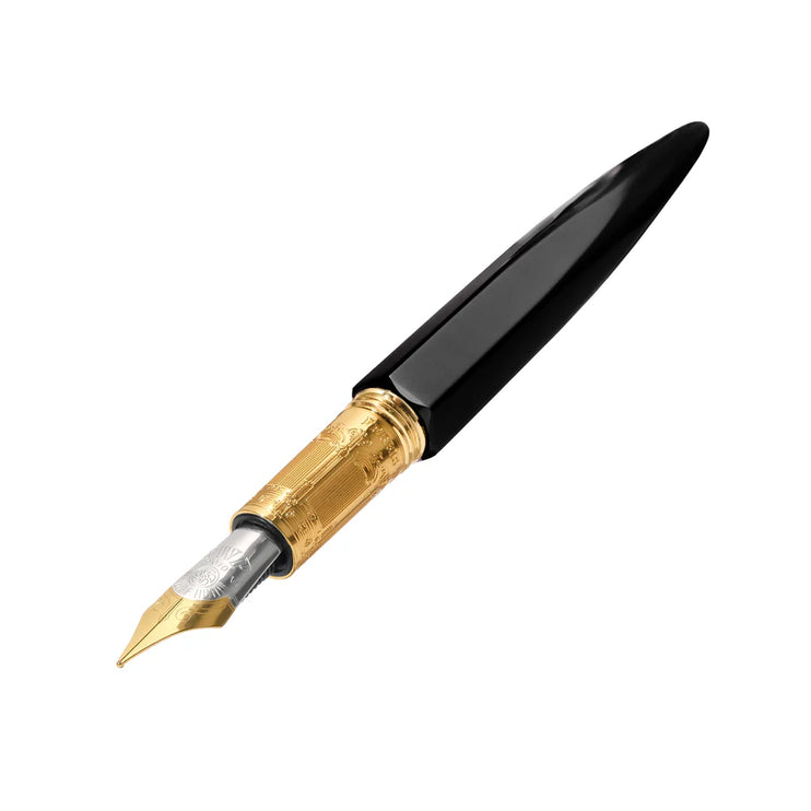 The Marquise Fountain Pen - Nevermore Noire
