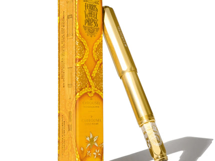 Aluminum Carousel Fountain Pen - Plaited Gold Tress